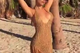 Brittney Palmer Sexy On The Beach Onlyfans Video