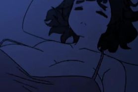 Sleeping anime gf