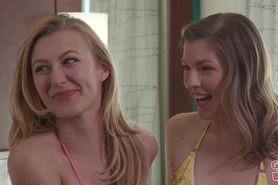 GIRLS GONE WILD - Young Alexa Pops Ella’s Lesbian Cherry On Film!