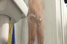 Caught masturbating in shower