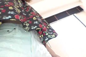 Japanese 20 Year Old Delivery Girl Gets Creampie!