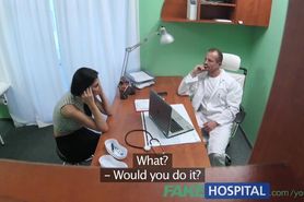 FakeHospital Doctor fucks Porn actress over desk in private clinic