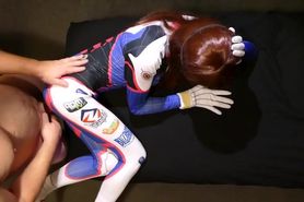 Overwatch Cosplay - Tiny D.Va Moans On Super Thick Dick