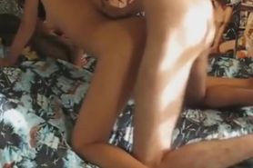 Lucky Guy gets to Cum over his Hot Girl Multiple Times
