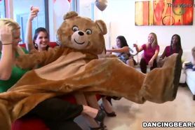 Jordan's Divorcerette CFNM Dancing Bear Party with Male Strippers (db9527)