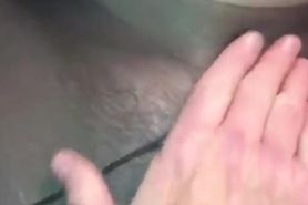 Wife Tara making me rub her pussy & cum on her pantyhose
