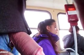 Flashing for teen in bus