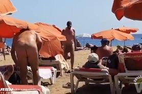 fat dick at the beach