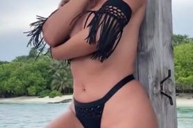 Ana Cheri Nude Teasing On Beach Video Leaked
