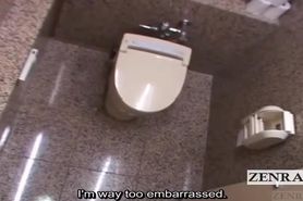 Subtitled real Japanese sauna ladies authentic handjobs