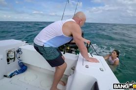 Cuban Hottie Gets Rescued at Sea