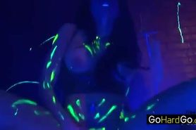 Audrey Bitoni ass looks like Cthulhu under UV lights