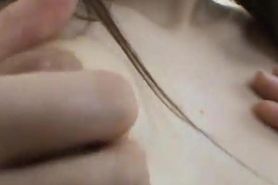 Sugary brunette first timer adores blowjobs a lot