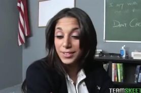 sexy schoolgirl Gia Steel gets her wet pussy fucked by her prof