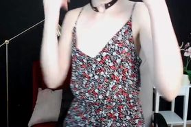 Homemade Skinny Teen Redhead Shows Tiny Naked Body On Webcam