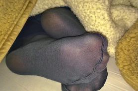 cum on wife stockings