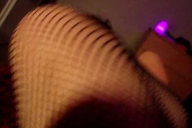 Whore has uncontrollable orgasm while being fucked by a vibrator
