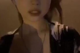 asian flashes boobs outside at night walking