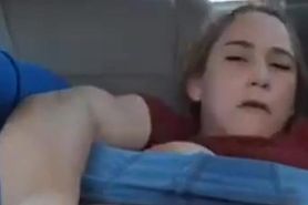 Squirting in the car