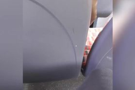 CUM ON GIRL ON  BUS (AFTER)