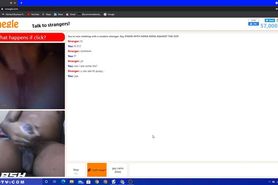 Omegle girl plays with her pussy!