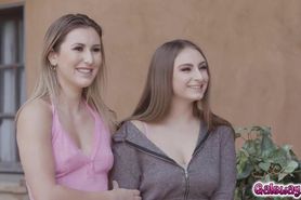 Katie Morgan and Nina Elle's foursome with neighbors