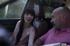 Emma got fucked inside and outside the car