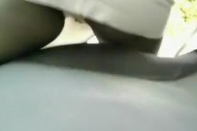 Car exit pussy flashing