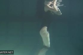 Swimming pool underwater erotic beauty Irina Polcharova
