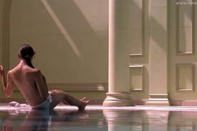 Swimming pool mermaid sexiest Irina Russaka naked