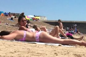 UK Bikini teen with amazing arse