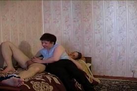 Old Granny gets fucked by teen guy