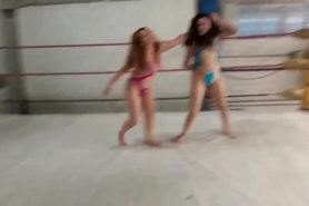Nirvana Vs Michelle wrestling catfight