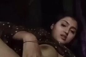Hairy pussy Desi girl masturbating with fair and lovely