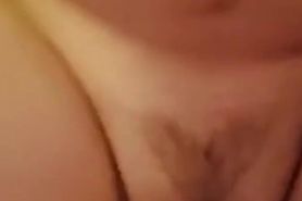 Amateur moans over his dick
