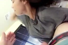 very hot pov blowjob from skinny teen I meet her at affairs.one