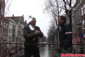 Pussynailed dutch prostitute spoiling tourist