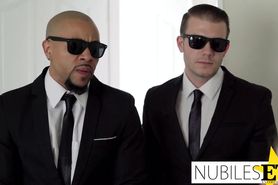 NubilesET - Hime Marie Gets Double Teamed By The Men In Black