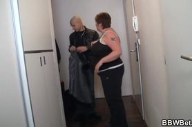 BBWBET - Picked up big belly fatty gets fucked in the shower