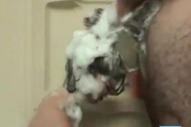 Hottest Shampoo Hairjob  cum in hair