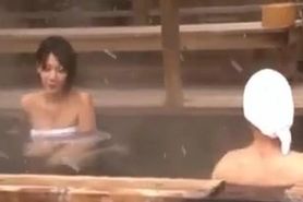 Japanese Beauty Female Fucked Mix Public Bath