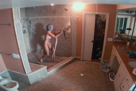 shower snake prank