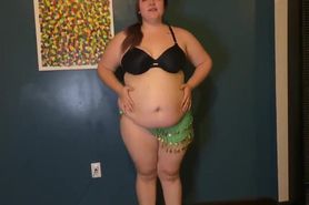 Fat belly dancer