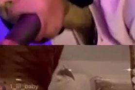 Cousin sucking cock on ig live