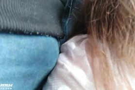Flash bulge to doll in bus