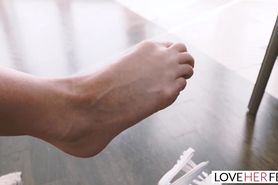 Lube Makes Foot Fucking Totally Worth It