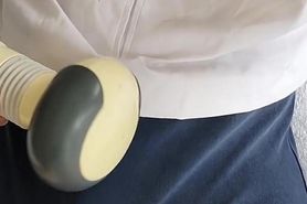 Masturbation using electric massage in sailor suit and bloomers.mp4