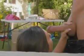 Sneaky Sex at Front Lawn Yard Sale - Freaky Jaye Summers