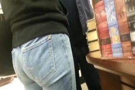 Milf Wife in Jeans and Heels - Candid
