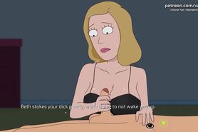 Stepmother Beth Is Riding A Big Cock With Her Juicy Wet Pussy L My Sexiest Gameplay Moments L Rick And Morty: A Way Back Home L